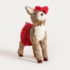 Homla, Cervo, dekoracja, jelonek z kokardą w sukience w kropki, 21-31 cm