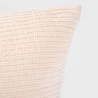 Homla, Chenille, poszewka, szenilowa ecru, 45-45 cm