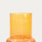 Homla, Circle, wazon, szklany miodowe ombre, 11-26 cm