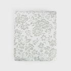 Homla, Claro, narzuta, żakardowa w kwiatowy wzór pistacjowa, 200-220 cm