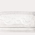 Homla, Creston, maselniczka, szklana z motywem ptaków, 17,5-7 cm