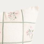 Homla, Damini, poszewka, z dodatkiem lnu w kwiatowy wzór, 45-45 cm