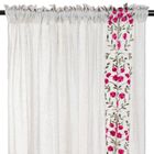 Homla, Darla, zasłona, z haftowanymi kwiatami, 140-250 cm