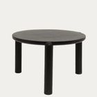 Homla, Delicia, stolik kawowy, drewniany dębowy, czarny, 60-60-40 cm