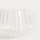 Homla, Edes, szklanka ryflowana z uchem, 0,35l