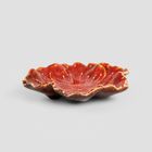 Homla, Edme, taca dekoracyjna, ceramicza czerwona, 13-11,5-3 cm