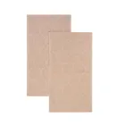 Homla, Estrella, zestaw ręczników, bawełnianych beżowych w liście, 30-50 cm