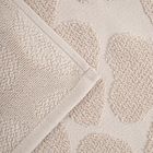 Homla, Flores, ręcznik, beżowy żakardowy, 70-130 cm