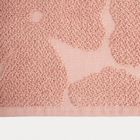 Homla, Flores, ręcznik, różowy żakardowy, 100-150 cm