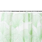 Homla, Ginkgo, zasłona prysznicowa, w kwiaty, 180-180 cm