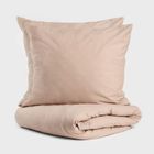 Homla, Gossy, pościel bawełniana, beżowa, 160-200 cm, 729492