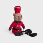 Homla, Gusti, gnom, Skrzat miś nutcracker w czerwonym ubranku, telespopowe nogi, 46 cm