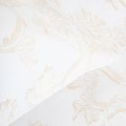 Homla, Jakad, pościel, bawełniana żakardowa biało-beżowa, 160-200 cm