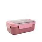 Homla, Klodi, lunchbox ze sztućcami, bordowy, 0,54l, 858920