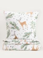 Homla, Landskab, pościel, z bawełny z motywem świątecznym, 160-200 cm