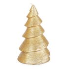Homla, Lapland, świeca, choinka złota, 15 cm