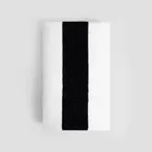 Homla, Lawena, ręcznik, w czarno białe pasy, 100-150 cm, 733338