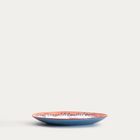 Homla, Limk, talerz, deserowy z niebieskimi kwiatkami, 20 cm