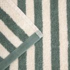 Homla, Listra, ręcznik, w pistacjowe paski, 70-130 cm