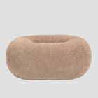 Homla, Luncta, pufa, beżowy, 82-52-34 cm, 743757