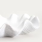 Homla, Lunea, misa dekoracyjna z falami, ecru, 6,5-26-26 cm