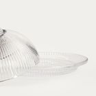 Homla, Lynn, patera szklana, z kloszem, 10-14,4 cm