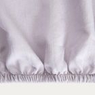 Homla, Maisy, prześcieradło, z pranej mikrofibry, szare, 180-200 cm