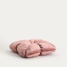 Homla, Martina, poduszka, różowa z ozdobnym przeszyciem, 45-45 cm