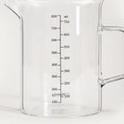 Homla, Mavis, miarka, szklana transparentna, 0,8l