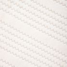 Homla, Mavro, koc, miękki ecru z ozdobnym przeszyciem i lamówką, 150-200 cm