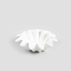 Homla, Modern Hamptons, misa dekoracyjna, ceramiczna, biała, 19-19-6 cm, 737695