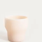 Homla, Pallora, szklanka, z mlecznego szkła beżowa, 0,15l