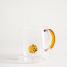 Homla, Pumpkin, szklanka, z uchem i dynią w środku, 0,47l