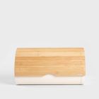 Homla, Rakel, chlebak, zaokrąglany śmietankowy, 38-25-21 cm, 747687