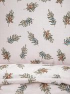 Homla, Ramoscelli, pościel, biała w świąteczny nadruk, 160-200 cm
