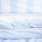 Homla, Rayas, pościel z mikrofibry, w biało niebieskie pasy, 160-200 cm