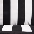 Homla, Rayas, pościel, z mikrofibry w czarno-białe pasy, 160-200 cm