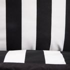 Homla, Rayas, pościel, z mikrofibry w czarno-białe pasy, 200-220 cm