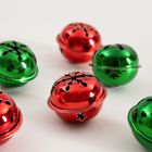 Homla, Rija Ameri, zestaw zawieszek, dzwonki czerwono-zielone, 6 szt.