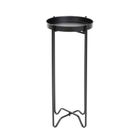 Homla, Roh, kwietnik, jednopoziomowy, czarny, 25,5-58 cm