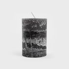 Homla, Rustic, świeca dekoracyjna, czarna, 300g