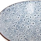 Homla, Salado, miska, w kwiaty z brązowym rantem, 21 cm