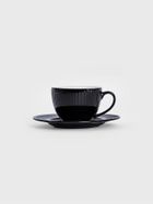 Homla, Siena, filiżanka ze spodkiem, czarna, 240 ml