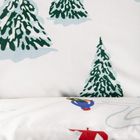 Homla, Skiers, pościel, z mikrofibry w świąteczny wzór, 140-200 cm