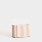 Homla, Solvani, kubek łazienkowy, beżowy, 13,9-6,7-8,8 cm