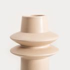 Homla, Sonlune, wazon, ceramiczny beżowy, 22-12,7 cm