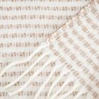 Homla, Sorbo, koc, z frędzlami i strukturalnym beżowym wzorem, 150-200 cm