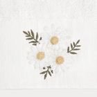Homla, Sunflower, ręcznik, z haftowanymi stokrotkami, 70-130 cm