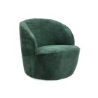 Homla, Svingen Faso, fotel obrotowy, sztruksowy, zielony, 65.5-77-69 cm, 719332