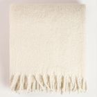 Homla, Tain, koc, ecru z dodatkiem wełny, 150-200 cm